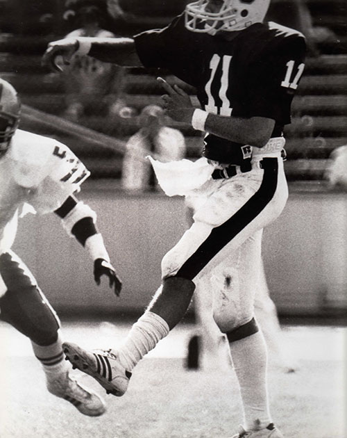 Stanford vs Washington State, Stanford Stadium Quarterback Fred Buckley